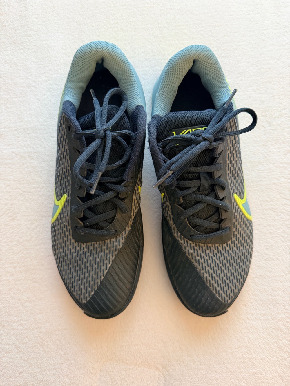 Nike Vapor Pro Men's Black & Neon Yellow Tennis Shoes